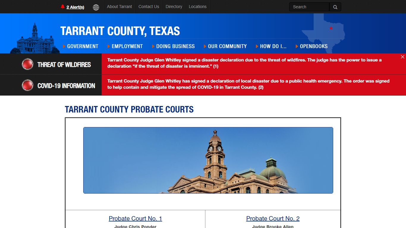 Probate Courts - Tarrant County, Texas